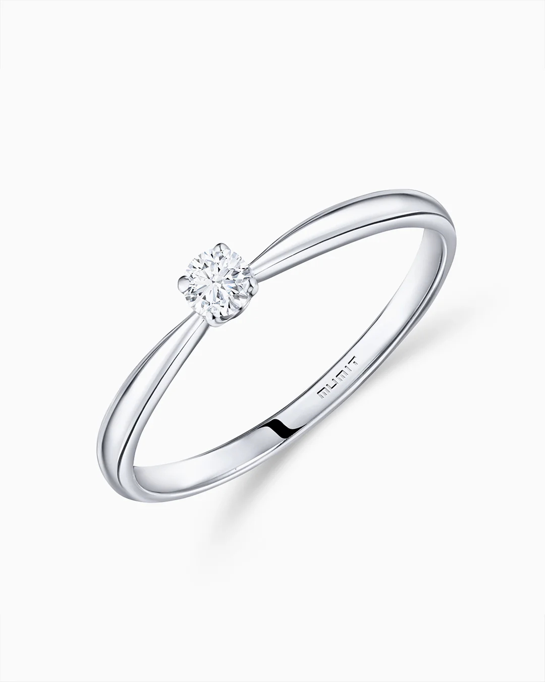 Solitario Always de Diamante 0,10 Cts. en Oro Blanco de 18 Kt - Image 6
