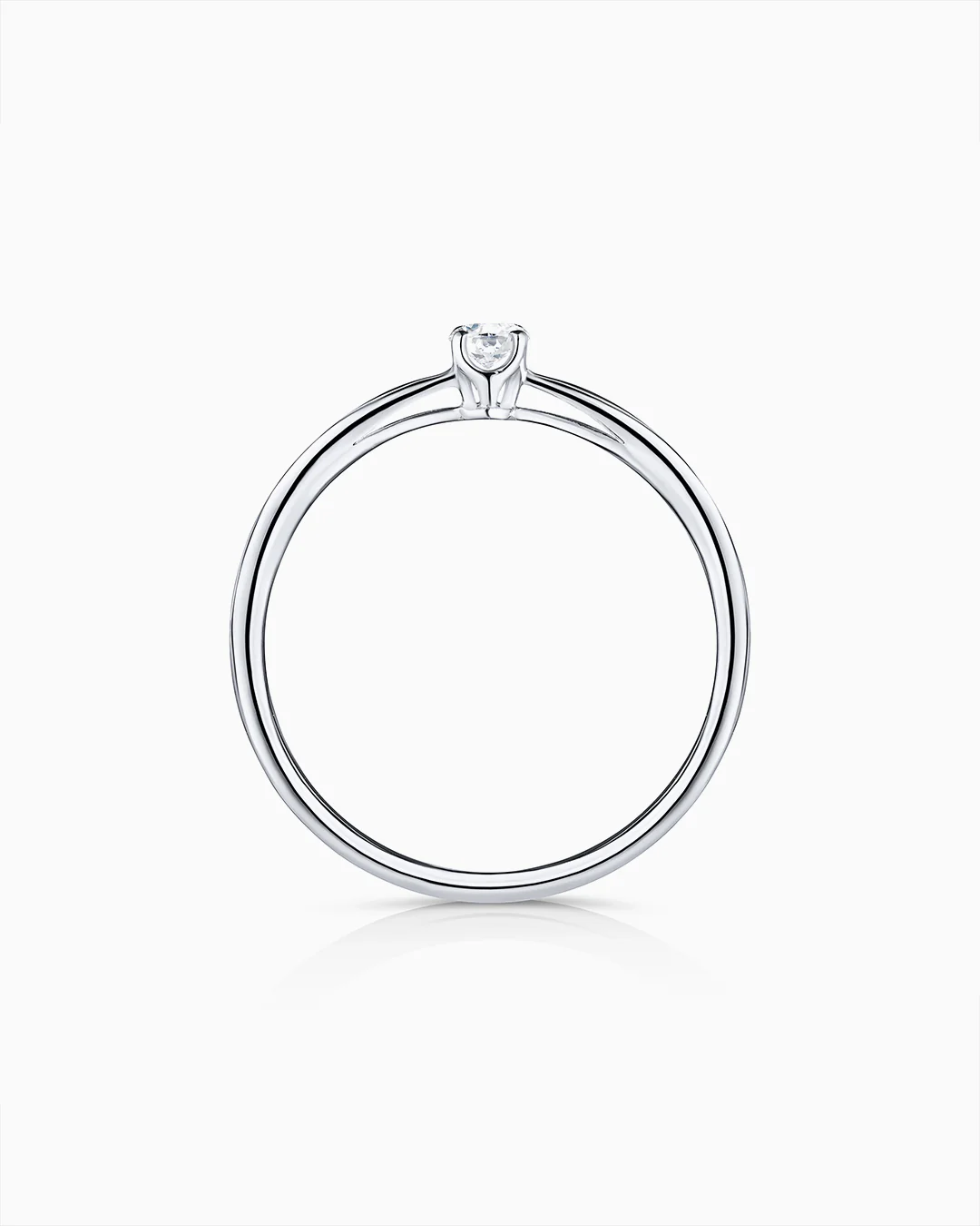Solitario Always de Diamante 0,10 Cts. en Oro Blanco de 18 Kt - Image 7