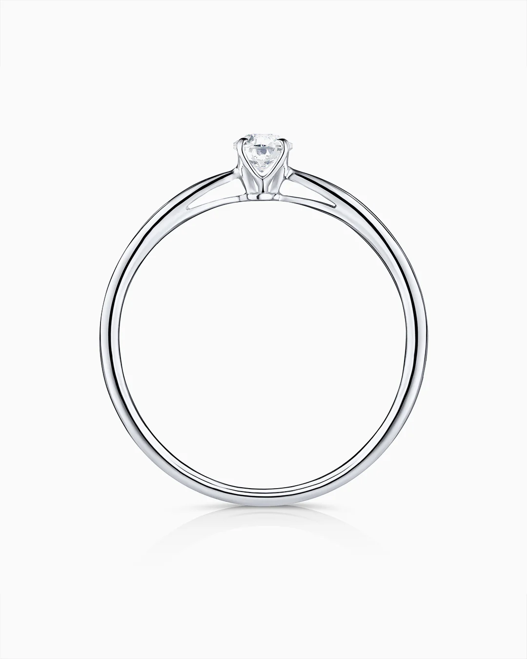 Solitario Always de Diamante 0,20 Cts. en Oro Blanco de 18 Kt - Image 4