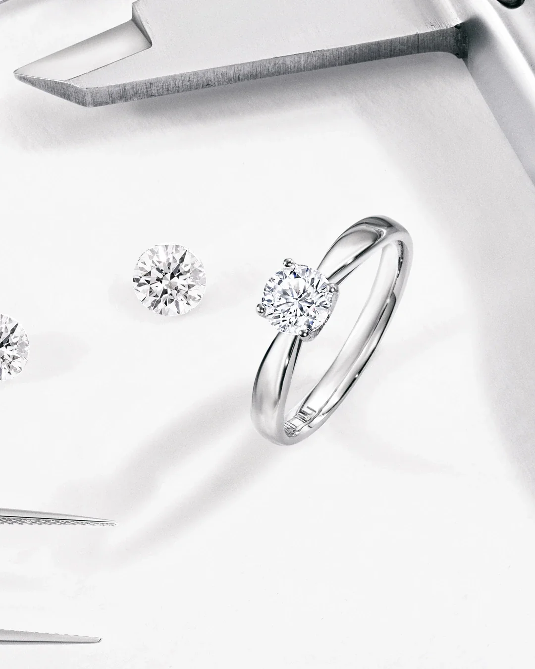 Solitario Always de Diamante 0,30 Cts. en Oro Blanco de 18 Kt - Image 5
