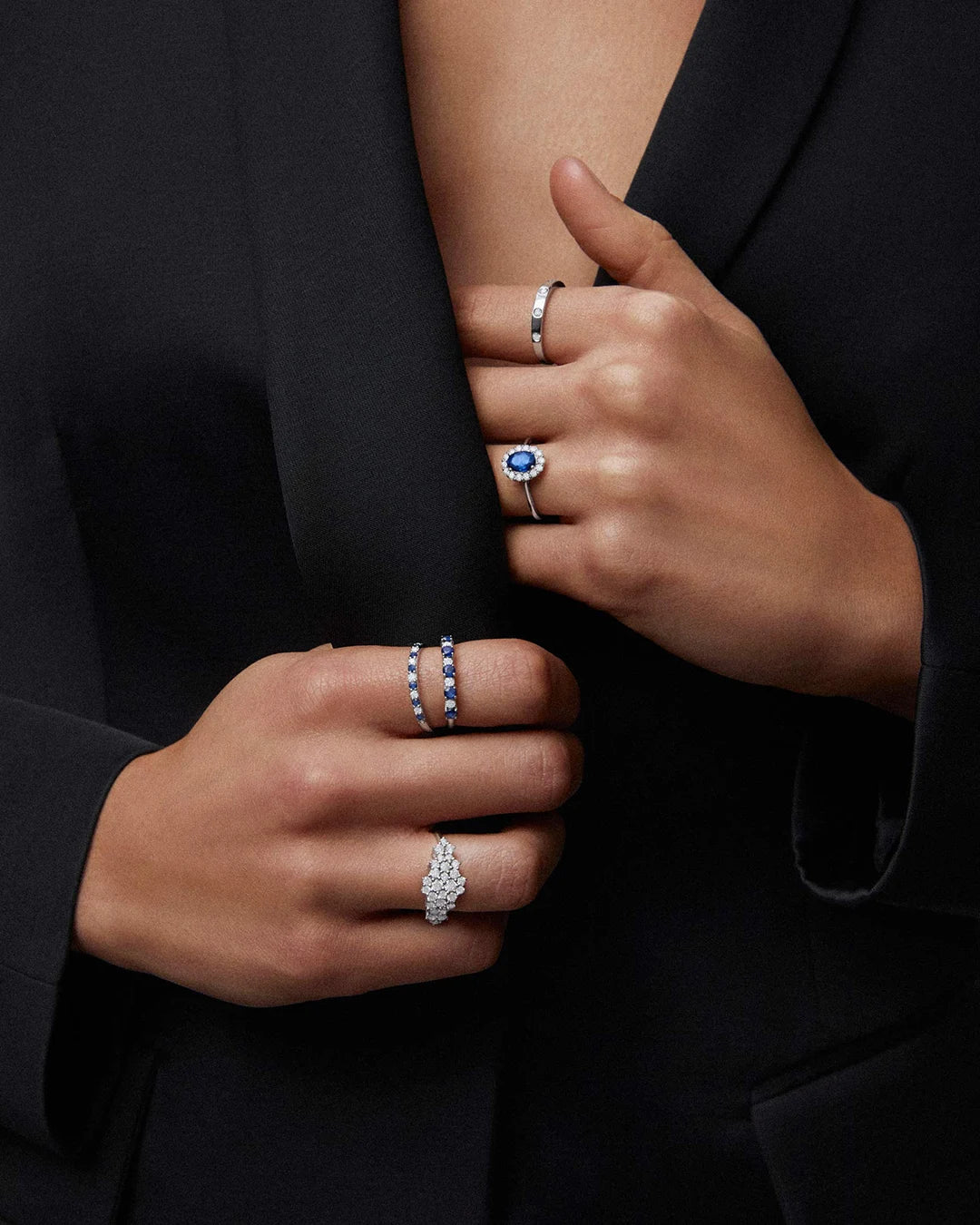 Sortija Allied de Diamantes en Oro Blanco de 18 Kt - Image 3