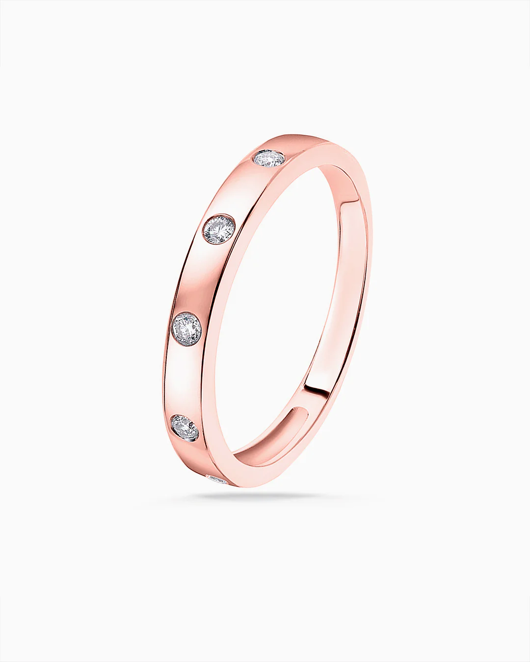 Sortija Allied de Diamantes en Oro Rosa de 18 Kt - Image 4