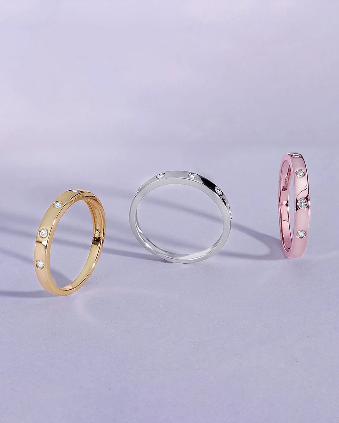 Sortija Allied de Diamantes en Oro Rosa de 18 Kt - Image 5