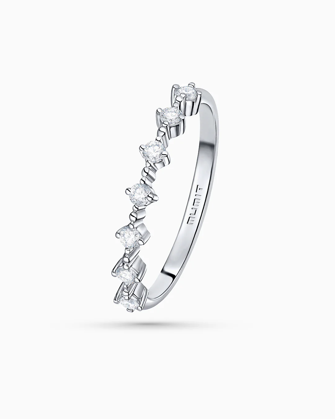 Sortija Anwen de Diamantes en Oro Blanco de 18 Kt - Image 3
