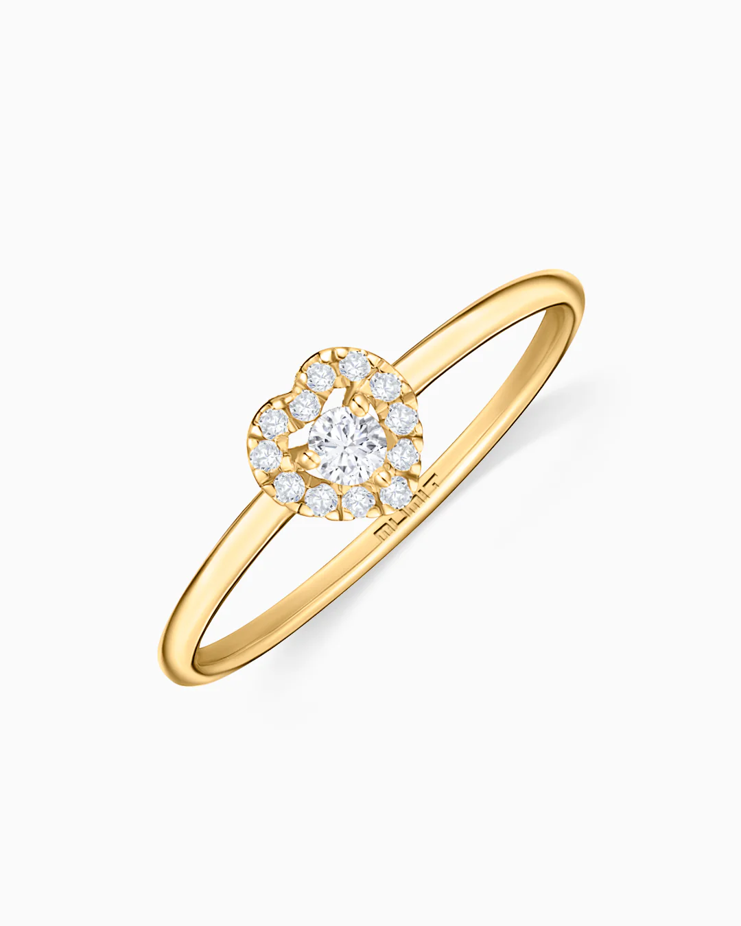 Sortija Corazón Ariadne de Diamantes en Oro Amarillo de 18 Kt - Image 4