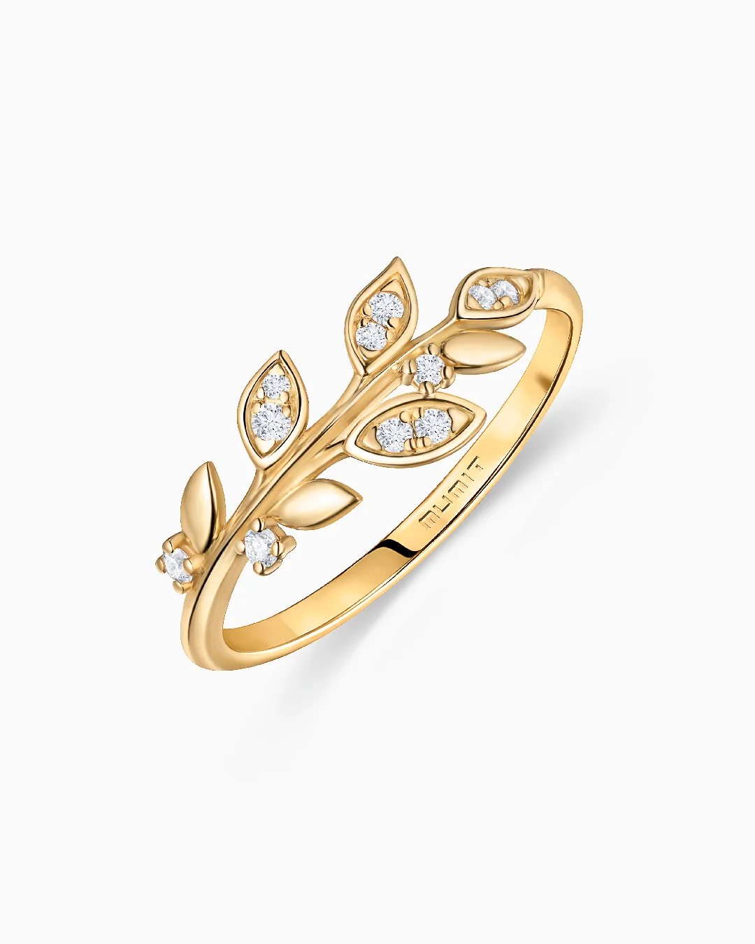 Sortija Dafne de Diamantes en Oro Amarillo de 18 Kt - Image 3