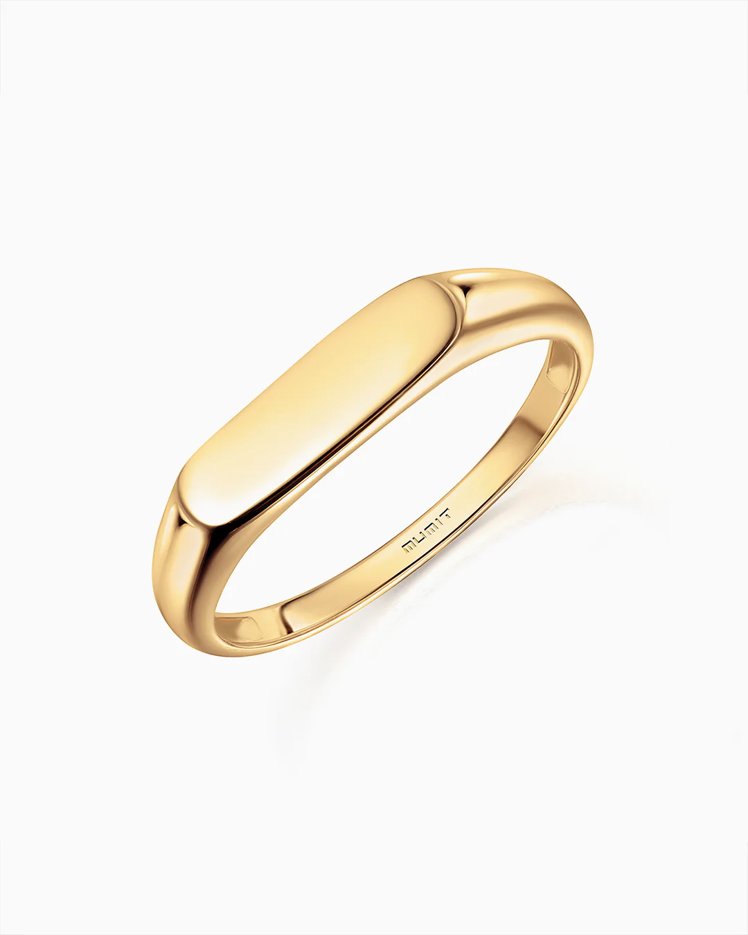 Sortija Duomo Signet en Oro Amarillo de 18 Kt