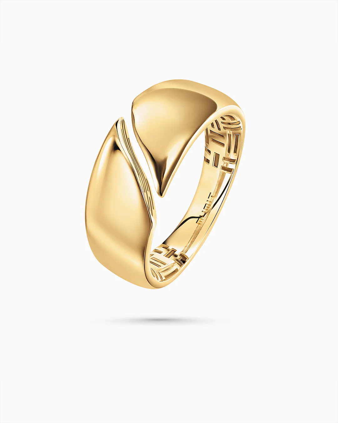 Sortija Duomo Split en Oro Amarillo de 18 Kt - Image 4