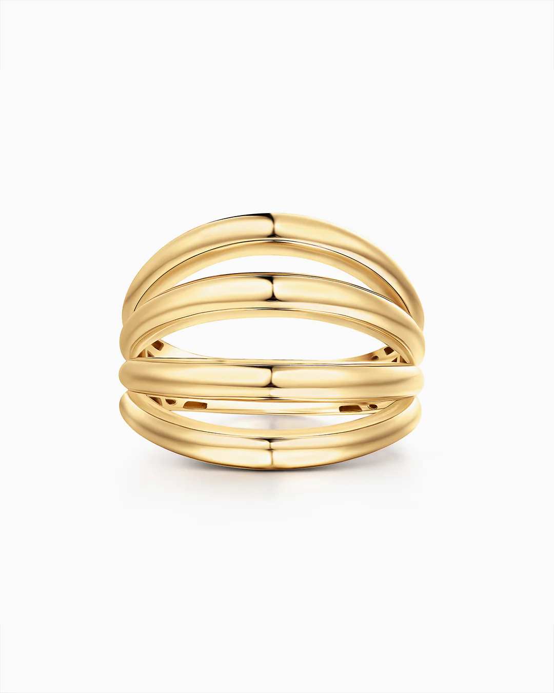 Sortija Duomo Stack en Oro Amarillo de 18 Kt - Image 5