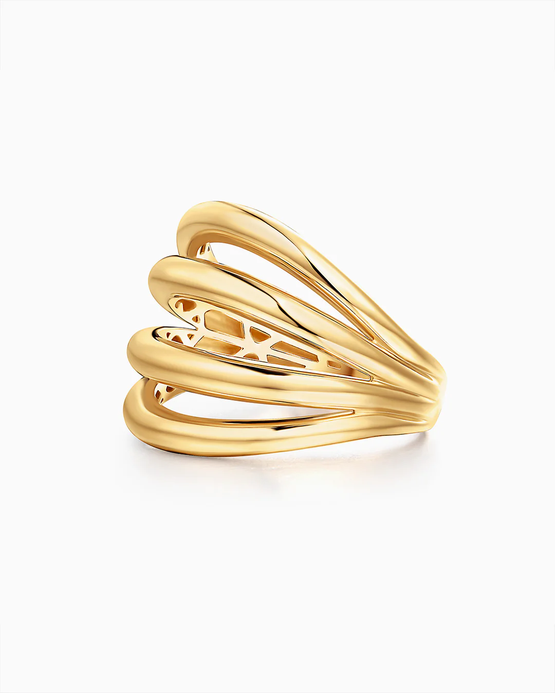 Sortija Duomo Stack en Oro Amarillo de 18 Kt - Image 6