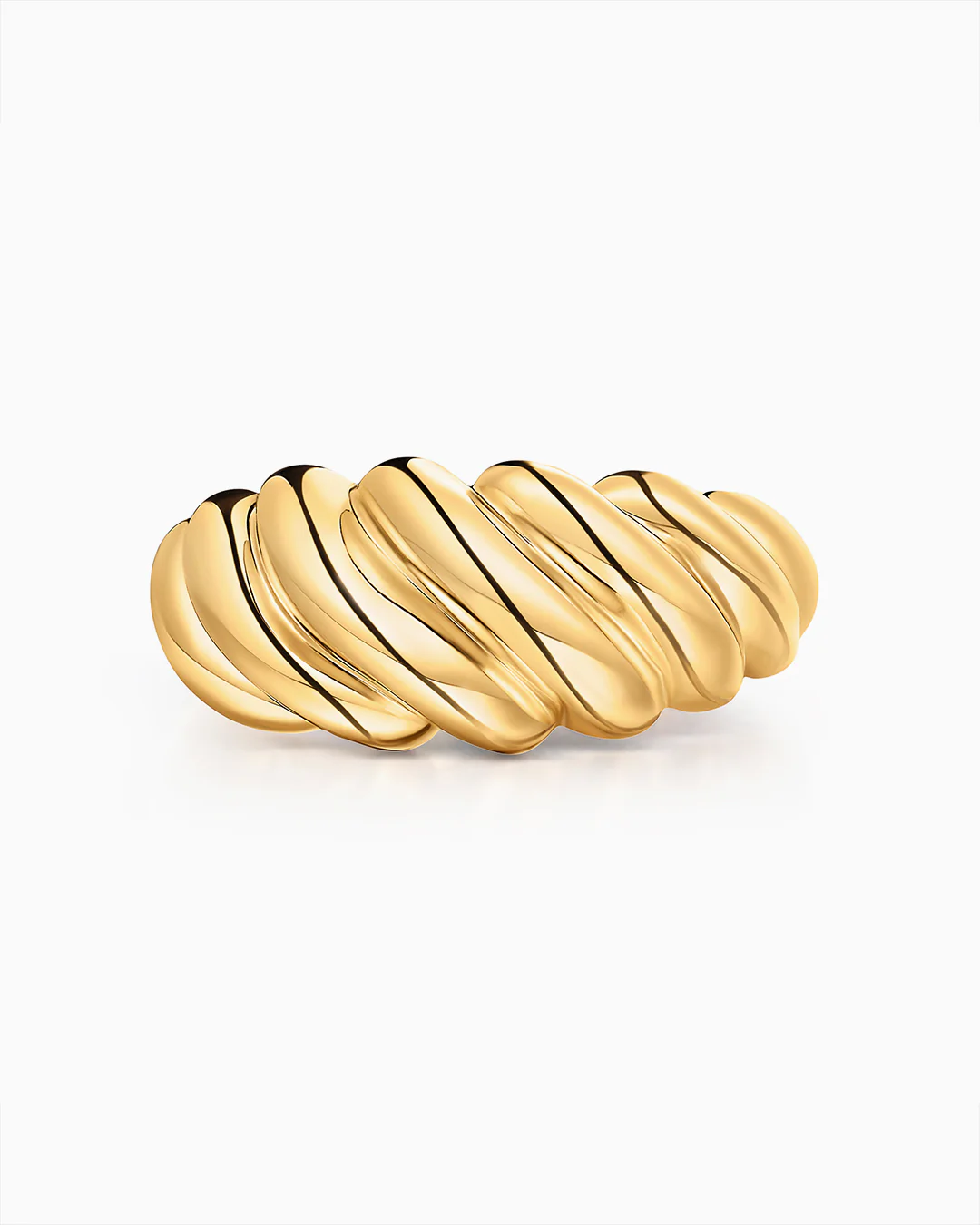 Sortija Duomo Twist L en Oro Amarillo de 18 Kt - Image 6