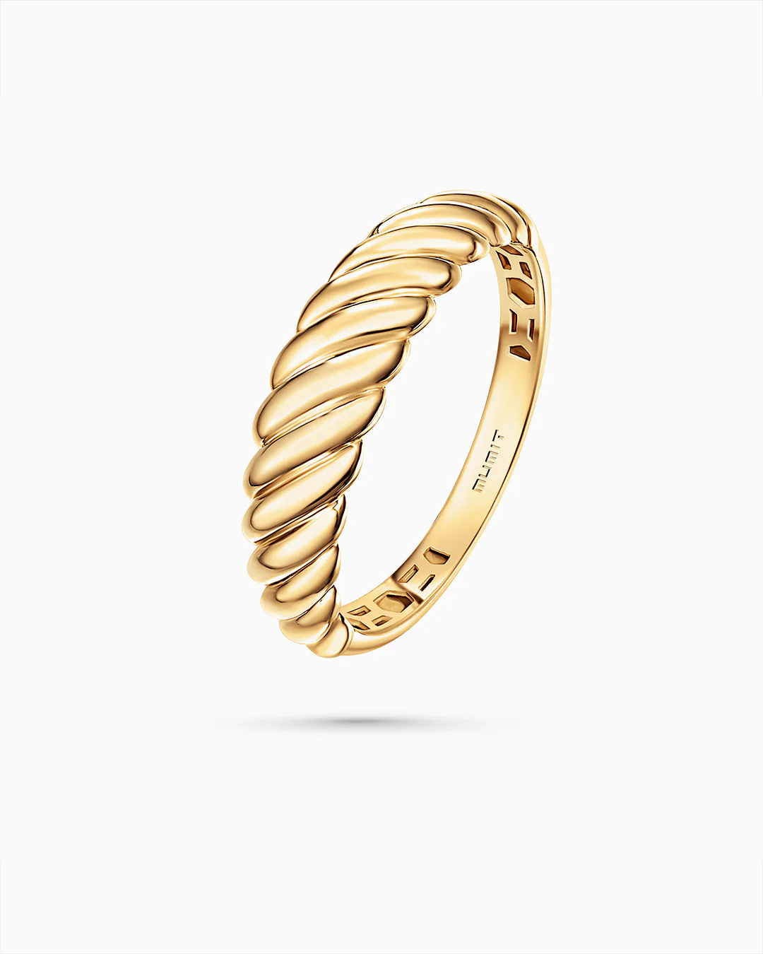 Sortija Duomo Twist en Oro Amarillo de 18 Kt - Image 4