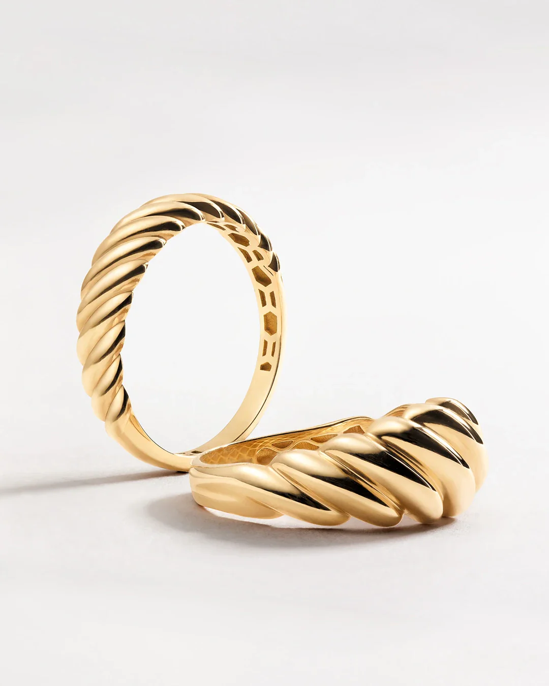 Sortija Duomo Twist en Oro Amarillo de 18 Kt - Image 5