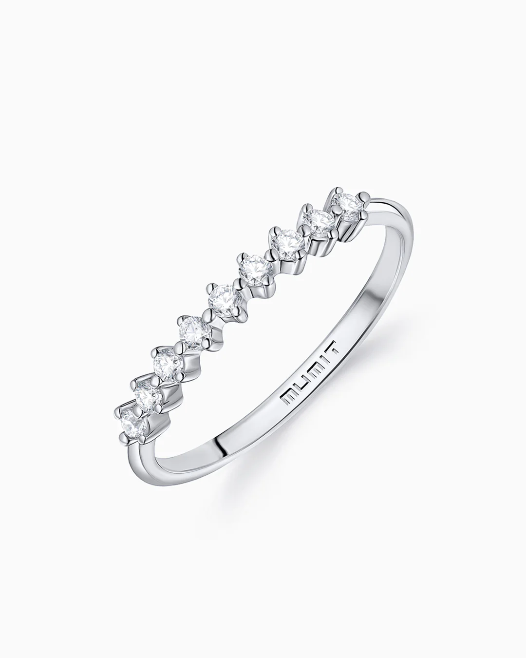Sortija Everline de Diamantes en Oro Blanco de 18 Kt