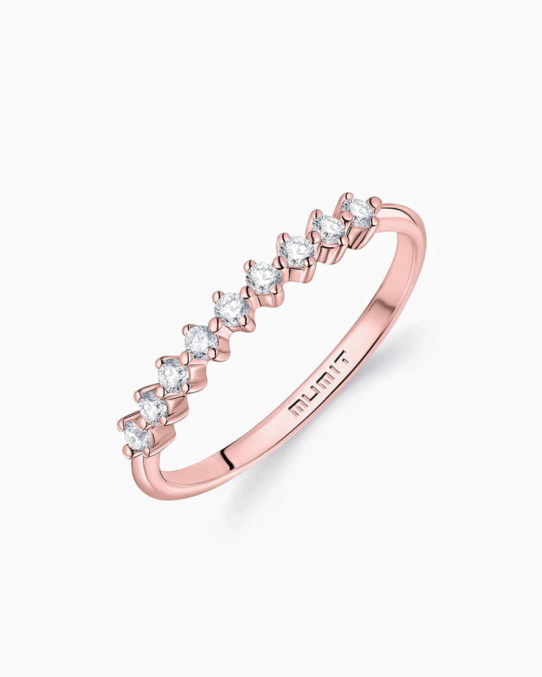 Sortija Everline de Diamantes en Oro Rosa de 18 Kt