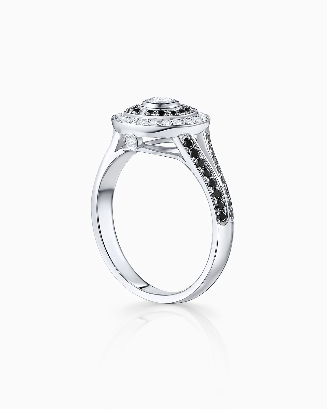 Sortija Greta de Diamantes en Oro Blanco de 18 Kt - Image 3