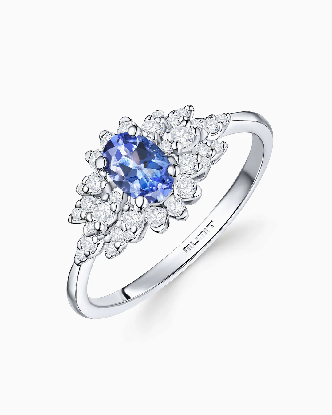 Sortija Indigo Jay de Tanzanita y Diamantes en Oro Blanco de 18 Kt - Image 4