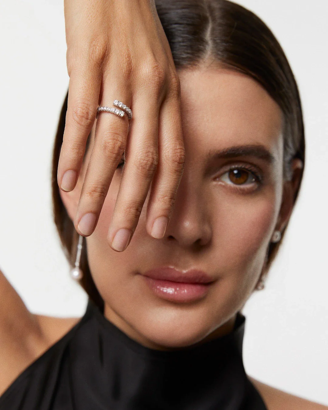 Sortija Jenna de Diamantes en Oro Blanco de 18 Kt - Image 2