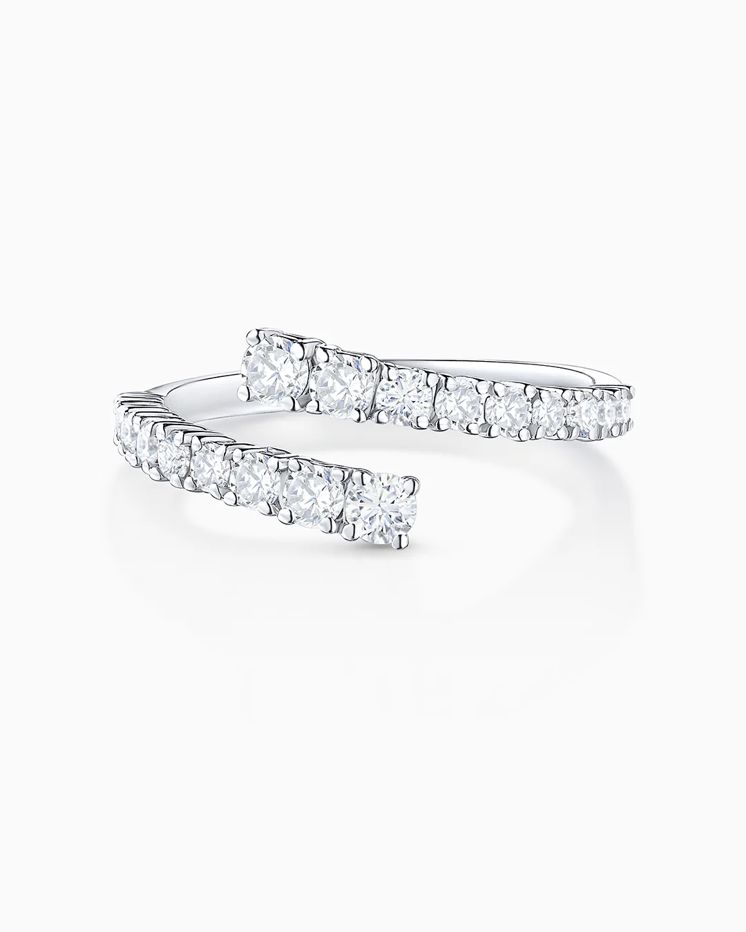 Sortija Jenna de Diamantes en Oro Blanco de 18 Kt - Image 4