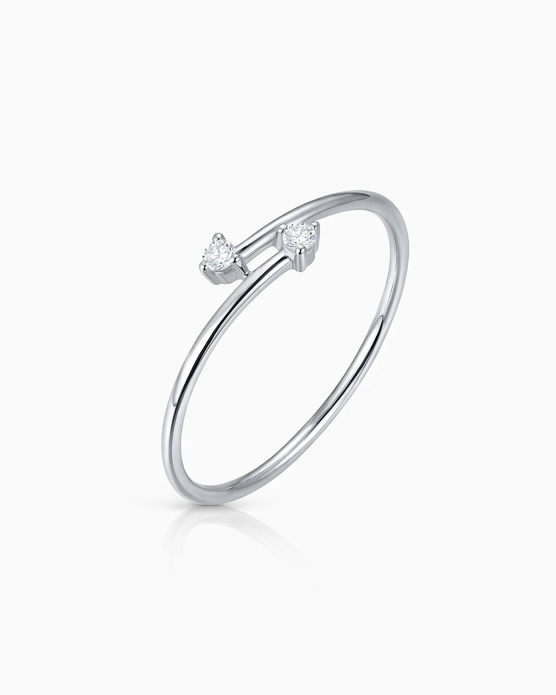 Sortija Juno de Diamantes en Oro Blanco de 18 Kt - Image 4