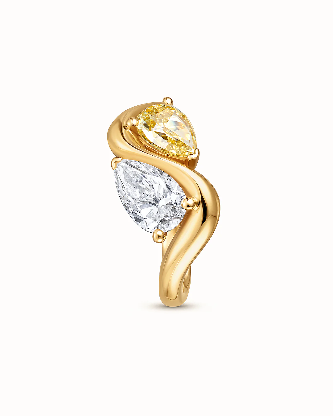 Sortija Liora de Diamantes en Oro Amarillo de 18 kt - Image 7