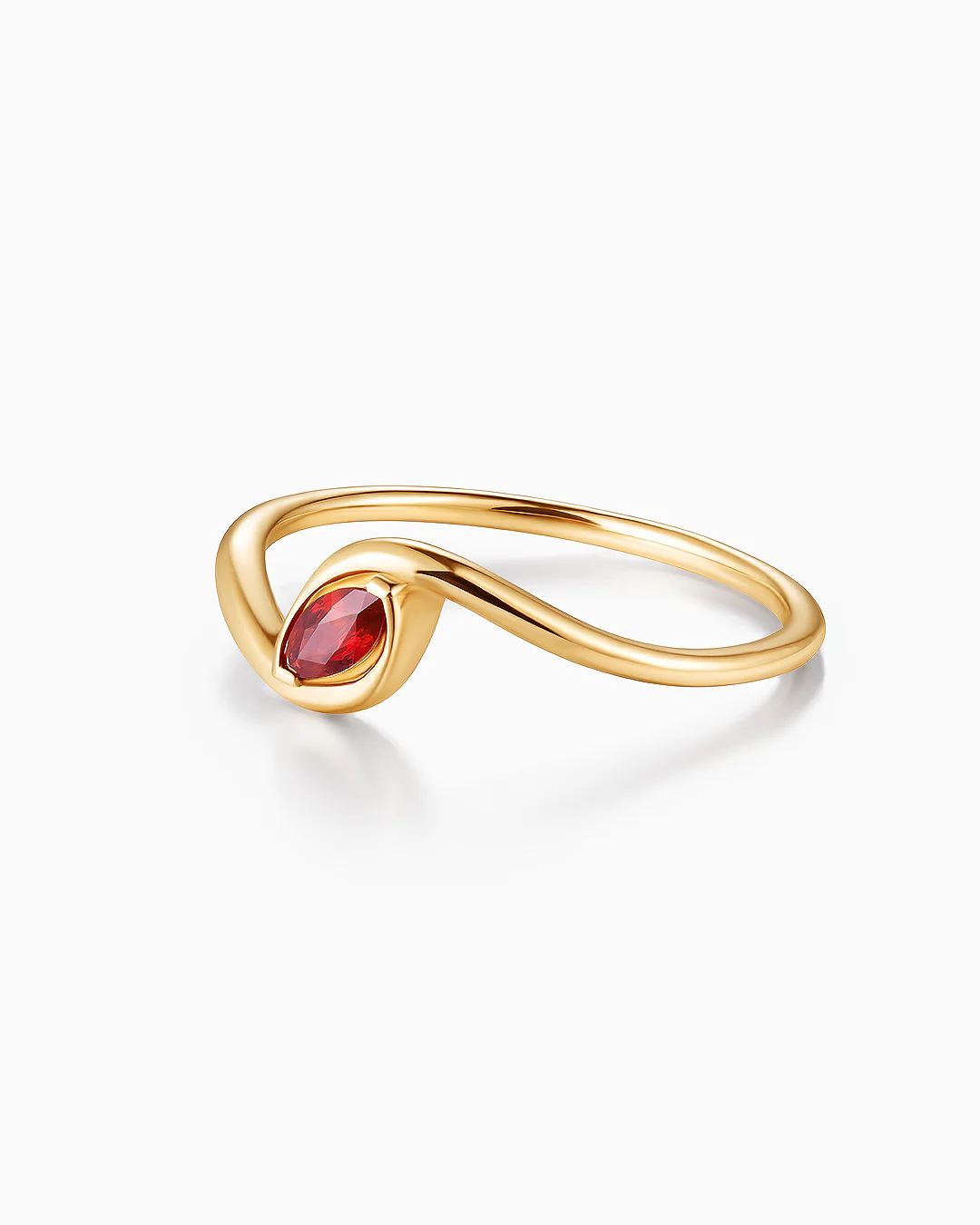 Sortija Liora Élan de Rubí en Oro Amarillo de 18 kt - Image 5