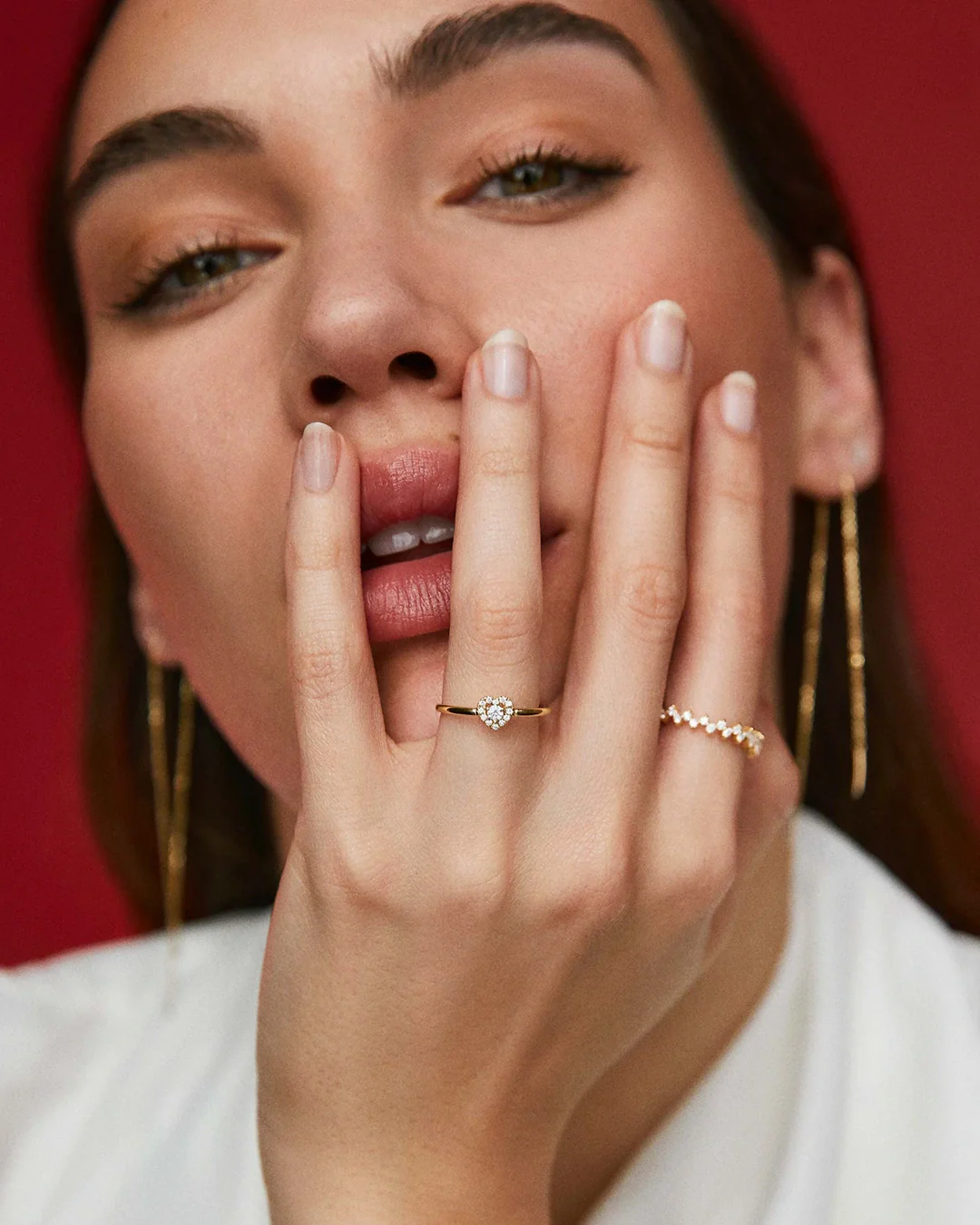 Sortija Liv de Diamantes en Oro Amarillo de 18 Kt - Image 3