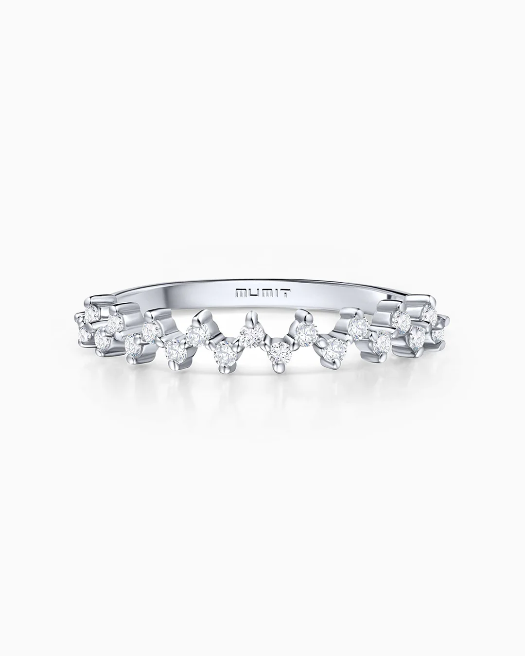 Sortija Liv de Diamantes en Oro Blanco de 18 Kt - Image 4