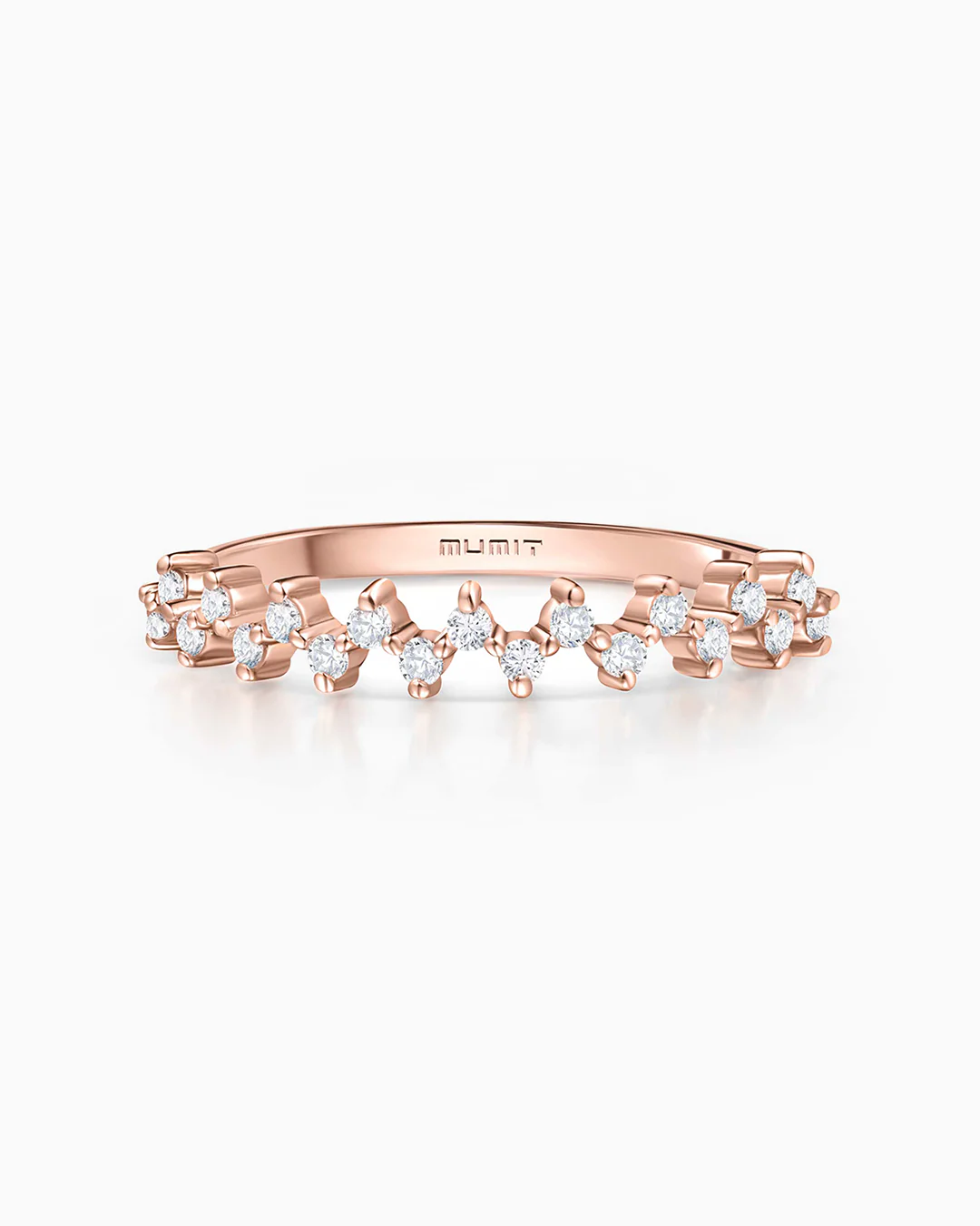 Sortija Liv de Diamantes en Oro Rosa de 18 Kt - Image 3