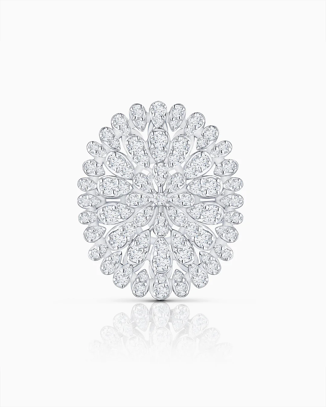 Sortija Nala de Diamantes en Oro Blanco de 18 Kt - Image 4
