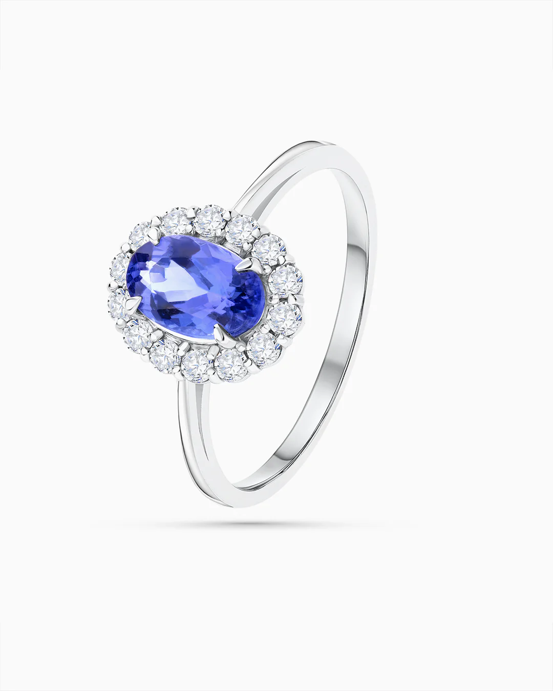 Sortija Nicole de Zafiro y Diamantes en Oro Blanco de 18 Kt - Image 4