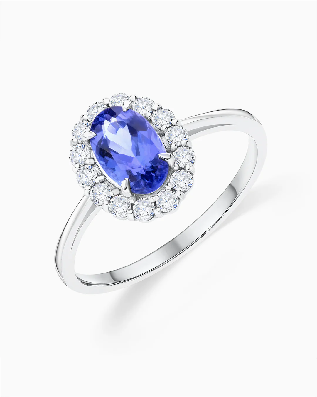 Sortija Nicole de Zafiro y Diamantes en Oro Blanco de 18 Kt - Image 7