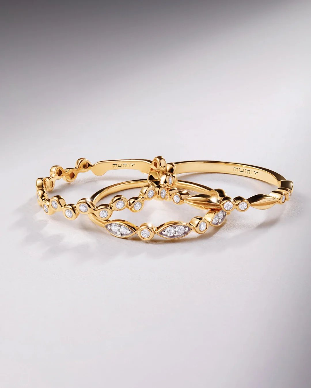 Sortija Origine Marquise de Diamantes en Oro Amarillo de 18 Kt - Image 5
