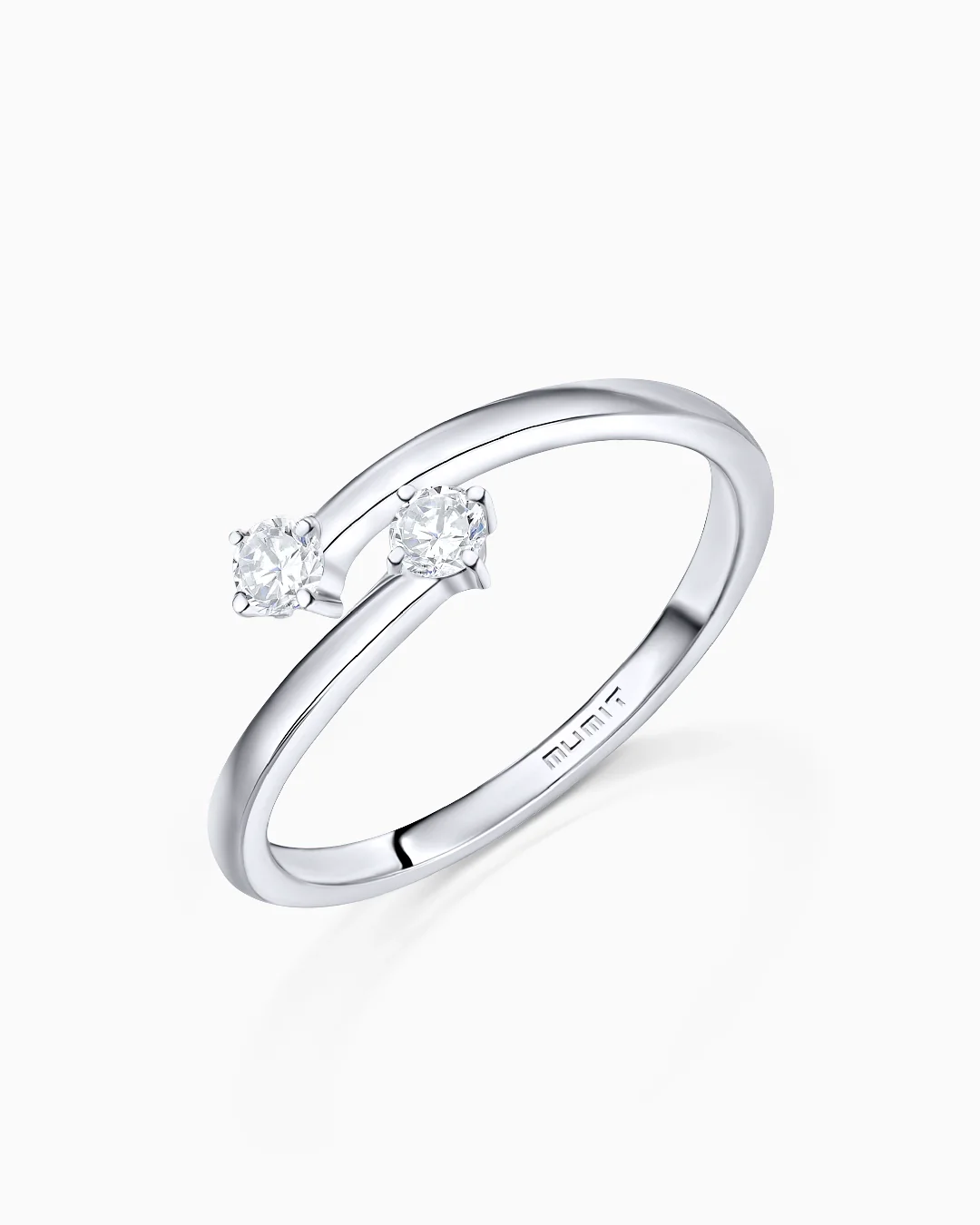 Sortija Paris & Helen de Diamantes 0,18 Cts. en Oro Blanco de 18 Kt - Image 3