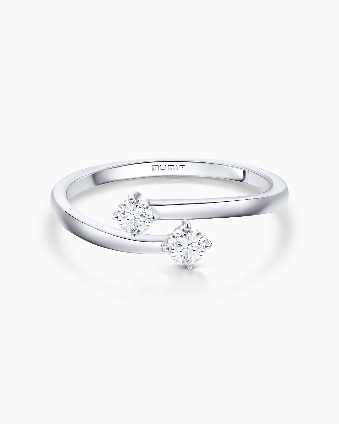 Sortija Paris & Helen de Diamantes 0,25 Cts. en Oro Blanco de 18 Kt