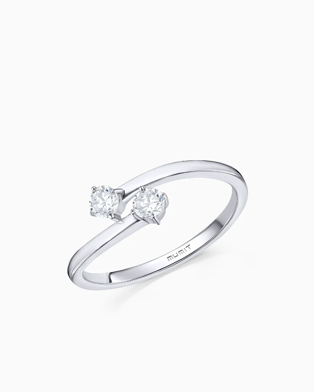 Sortija Paris & Helen de Diamantes 0,25 Cts. en Oro Blanco de 18 Kt - Image 3