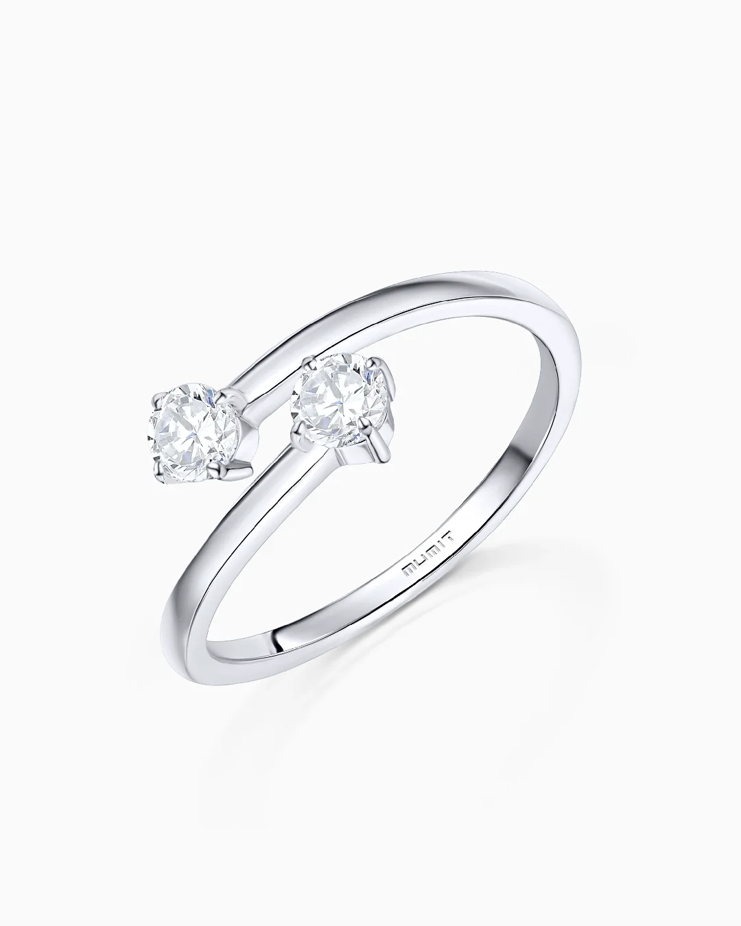 Sortija Paris & Helen de Diamantes 0,40 Cts. en Oro Blanco de 18 Kt - Image 3