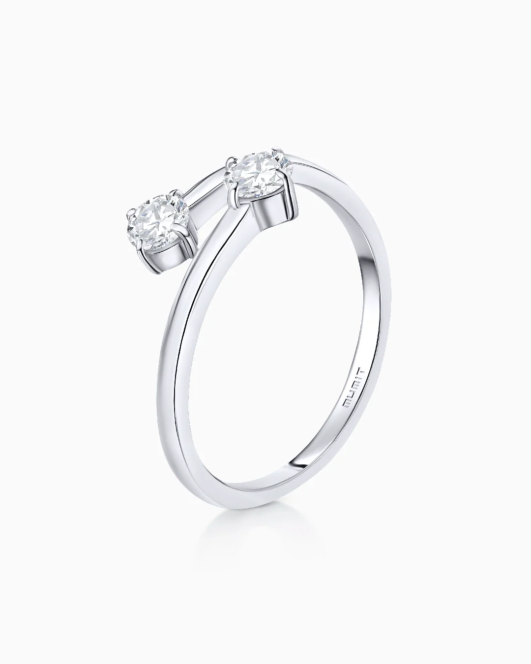 Sortija Paris & Helen de Diamantes 0,40 Cts. en Oro Blanco de 18 Kt - Image 4