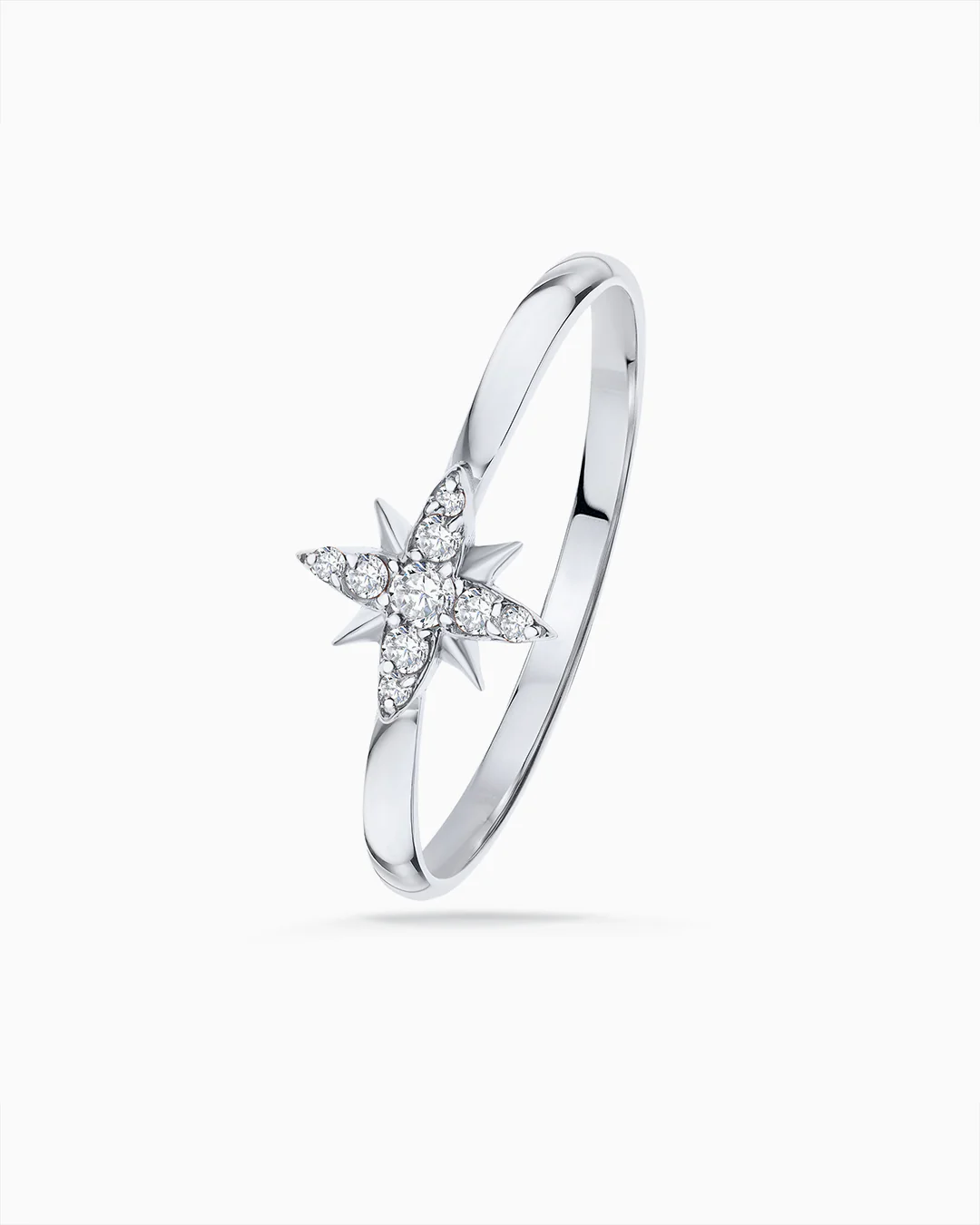 Sortija Rosa de los Vientos en Oro Blanco de 18 Kt - Image 3