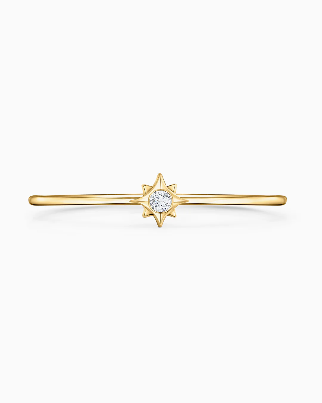 Sortija Rosa de los Vientos Petit de Diamante en Oro Amarillo de 18 Kt - Image 5