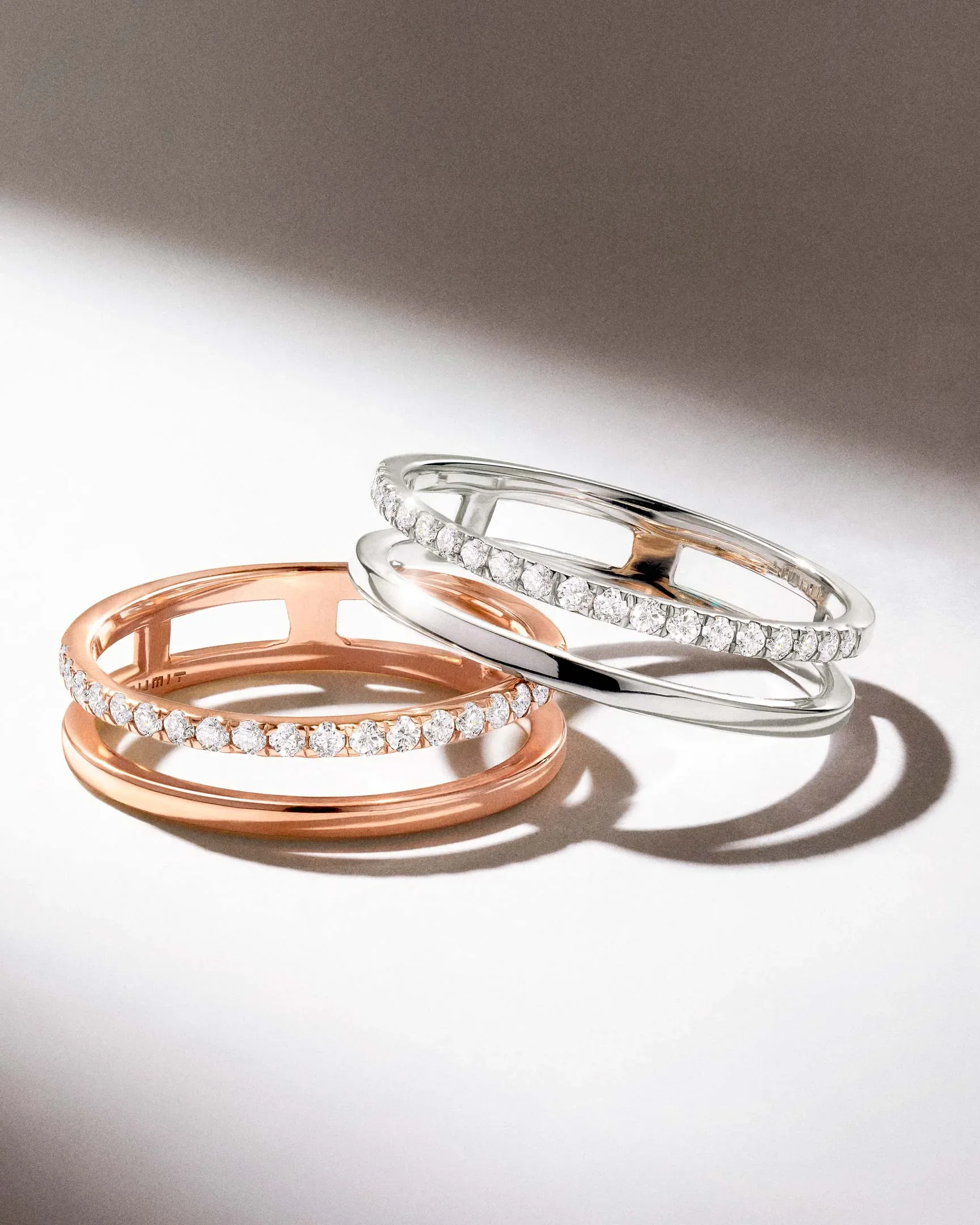 Sortija Selene de Diamantes en Oro Rosa de 18 Kt - Image 4