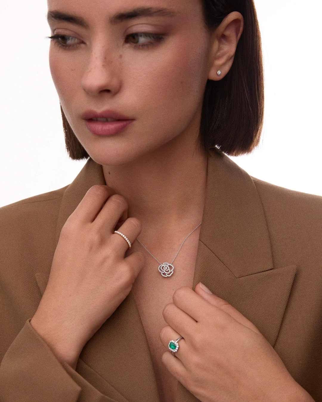 Sortija Stella de Diamantes 0,35 Cts. en Oro Rosa de 18 Kt - Image 3