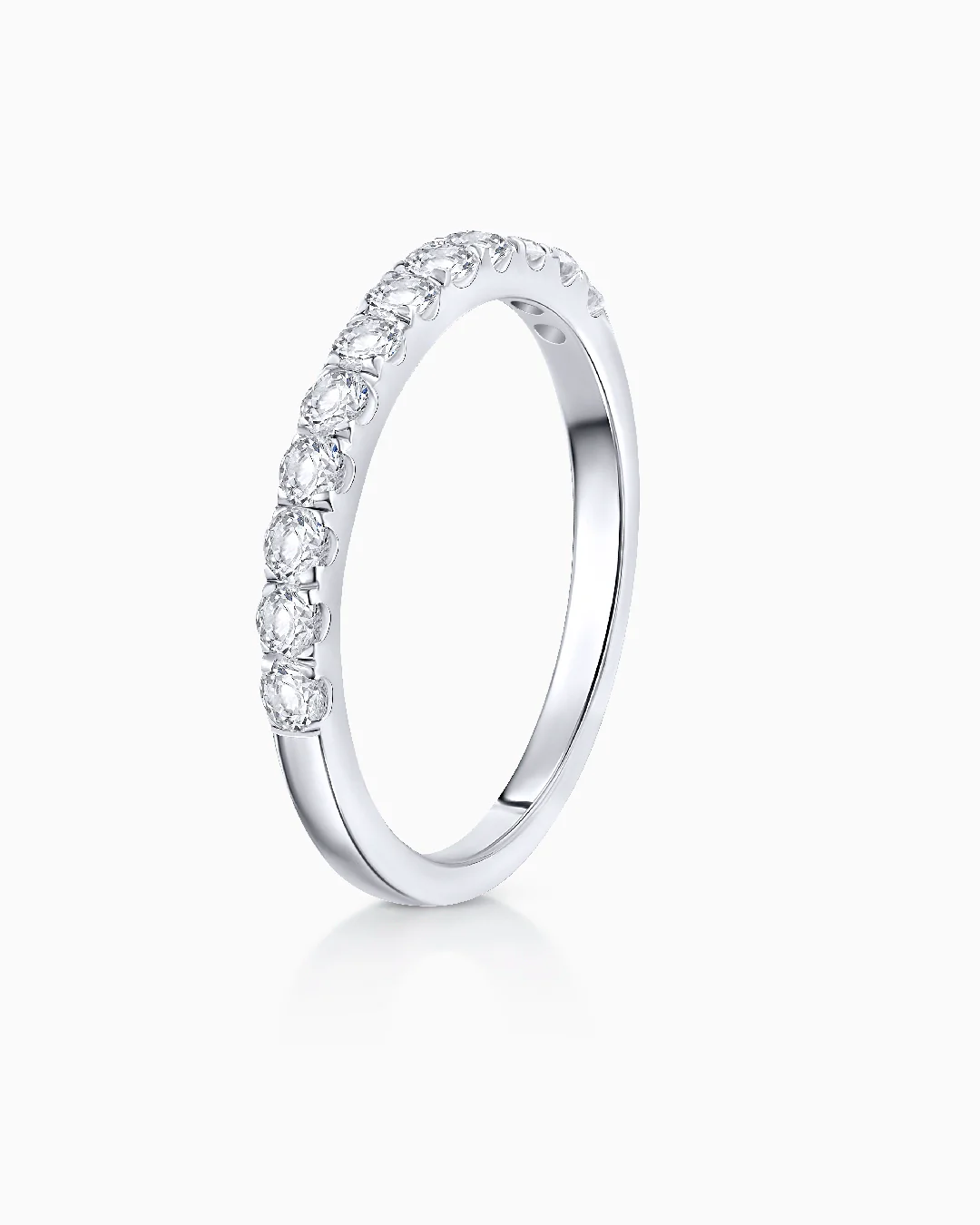 Sortija Stella de Diamantes 0,50 Cts. en Oro Blanco de 18 Kt - Image 4