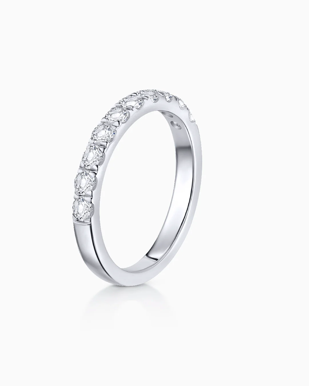 Sortija Stella de Diamantes 0,75 Cts. en Oro Blanco de 18 Kt - Image 4