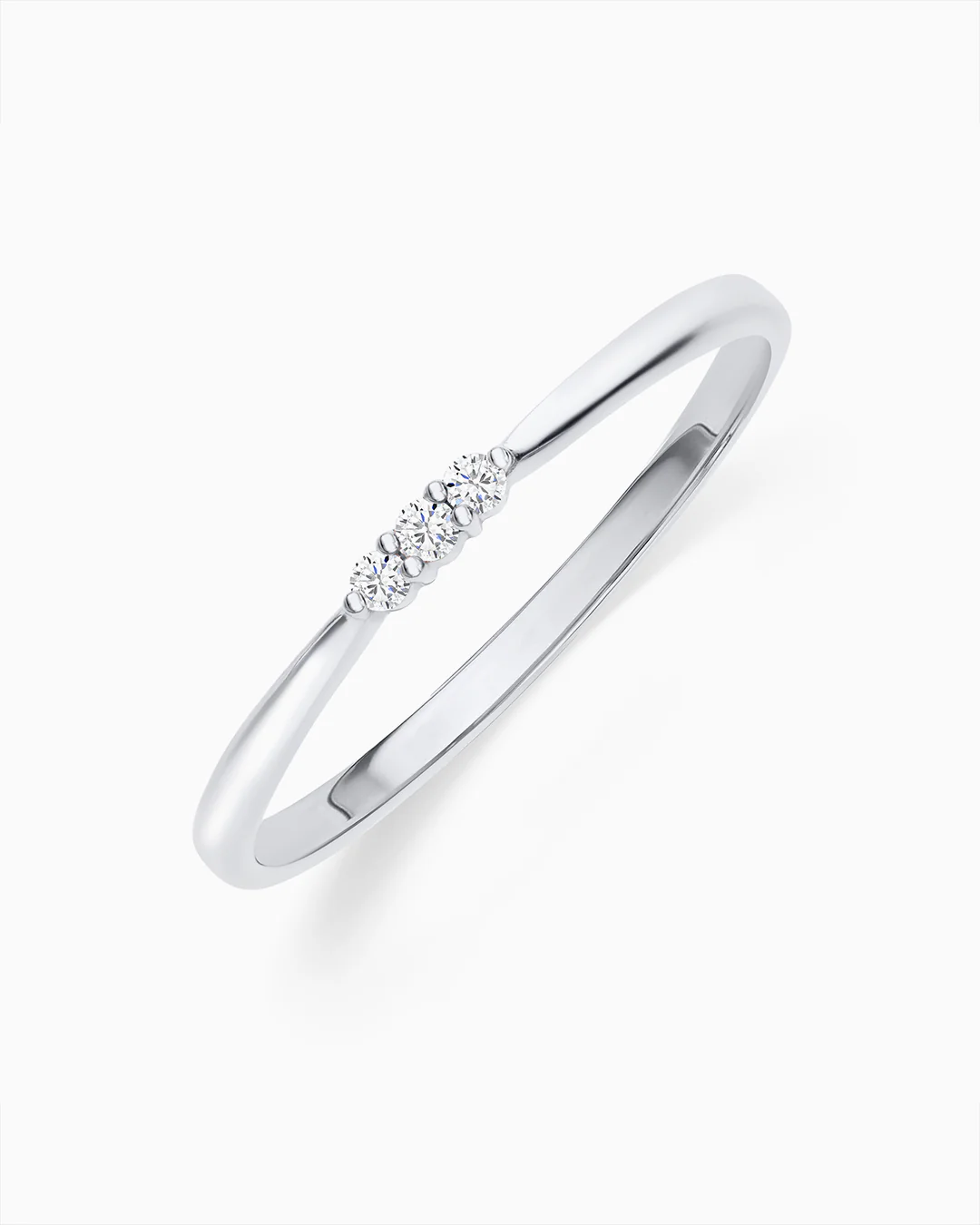 Sortija Sweet Diamonds en Oro Blanco de 18 Kt