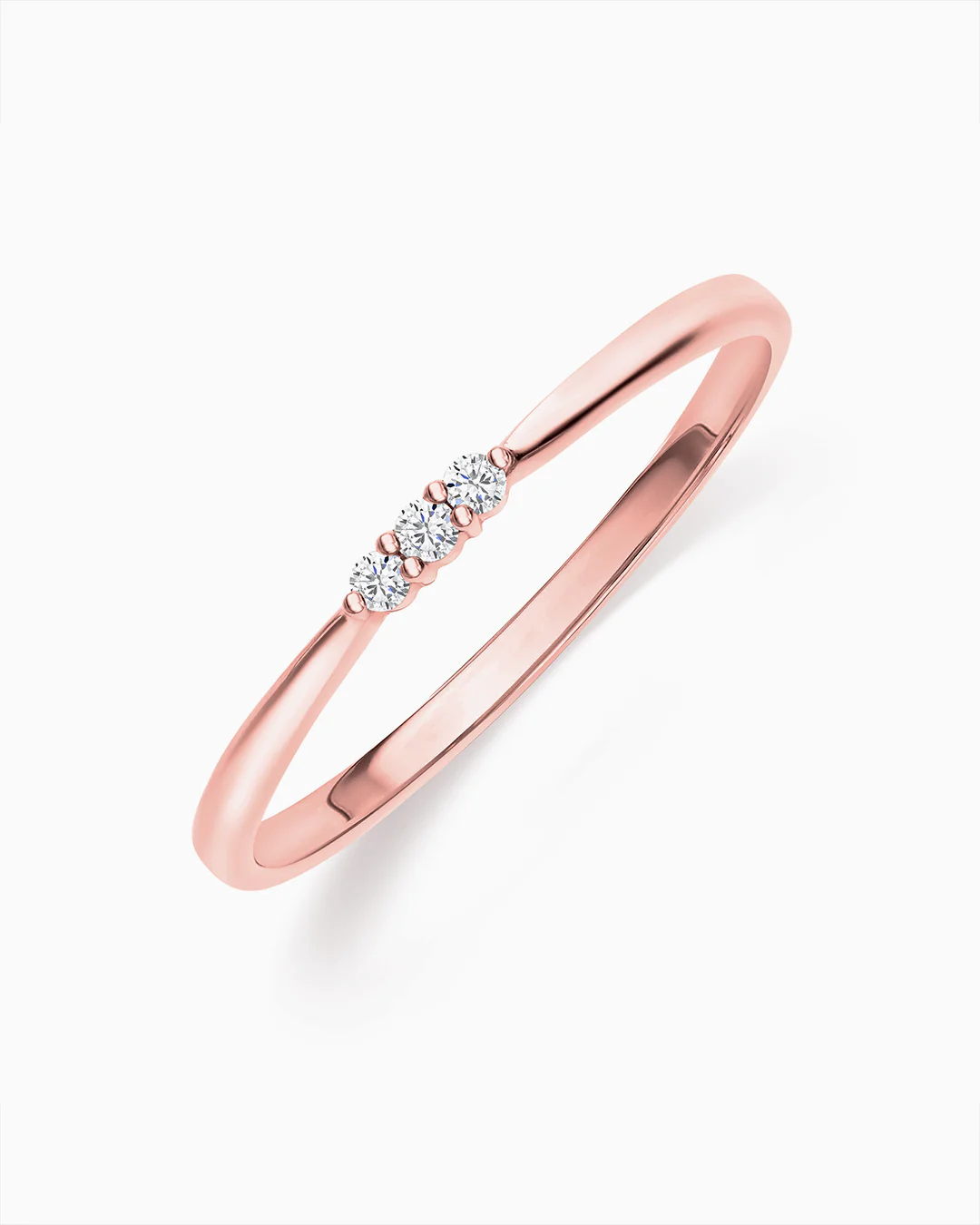 Sortija Sweet Diamonds en Oro Rosa de 18 Kt