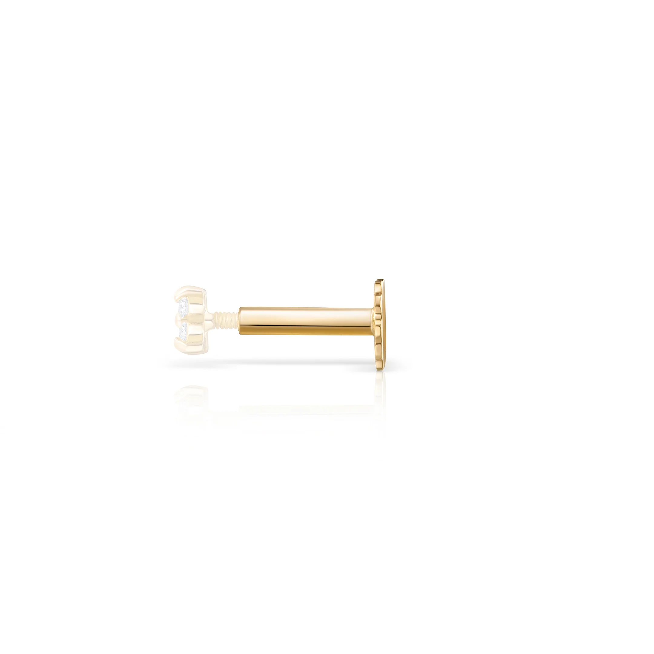 Tuerca Tragus Mumit en Oro Amarillo de 18 Kt - Image 4