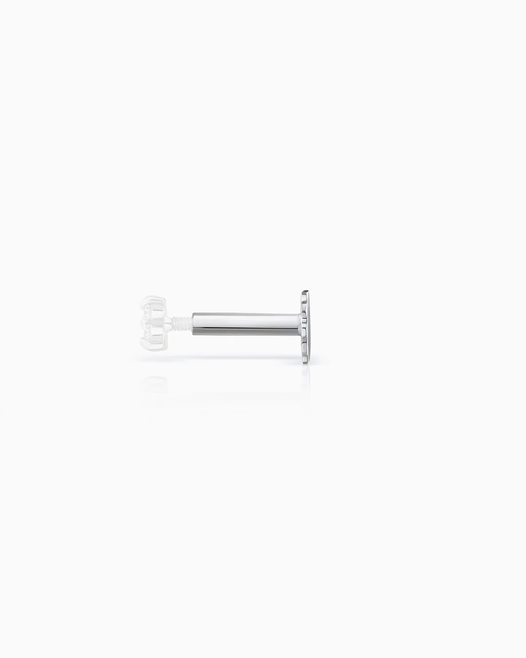 Tuerca Tragus Mumit en Oro Blanco de 18 Kt - Image 3